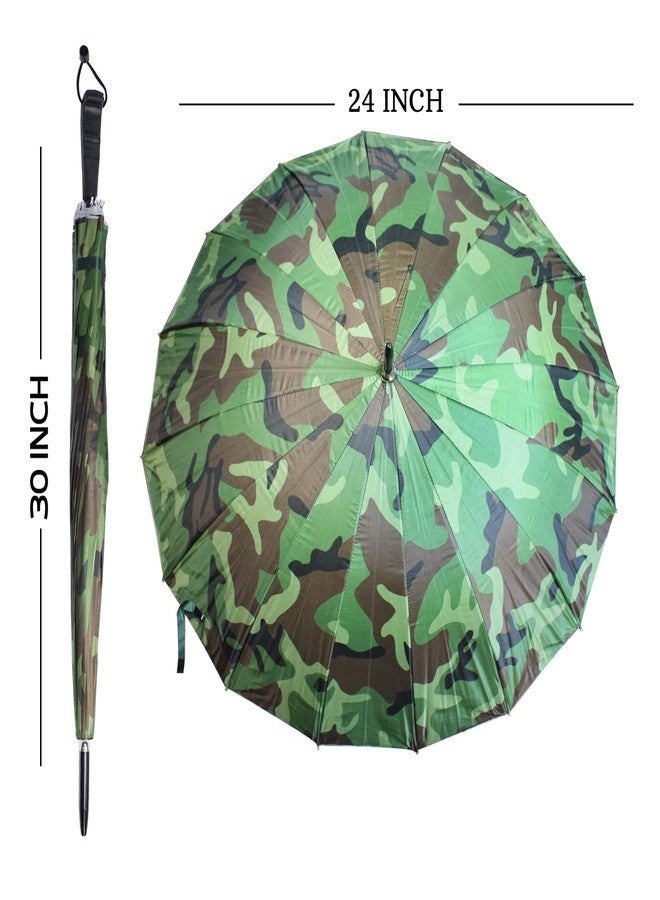 GLAN Military Printed Umbrella With Strong Long Handle Umbrella Big Size Great For Dressy And Formal Occasions For Men And Women - Image 3